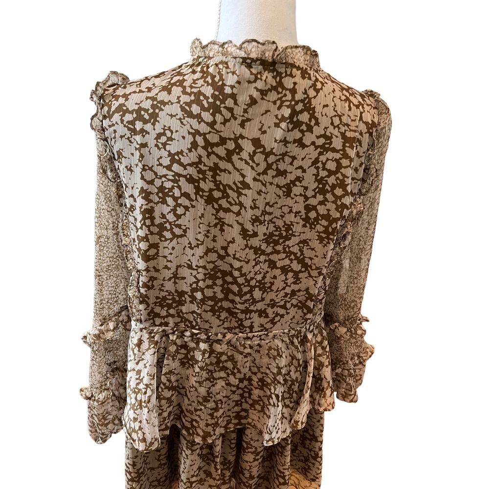 Floral Ruffle Mini Dress - Picture 8 of 10